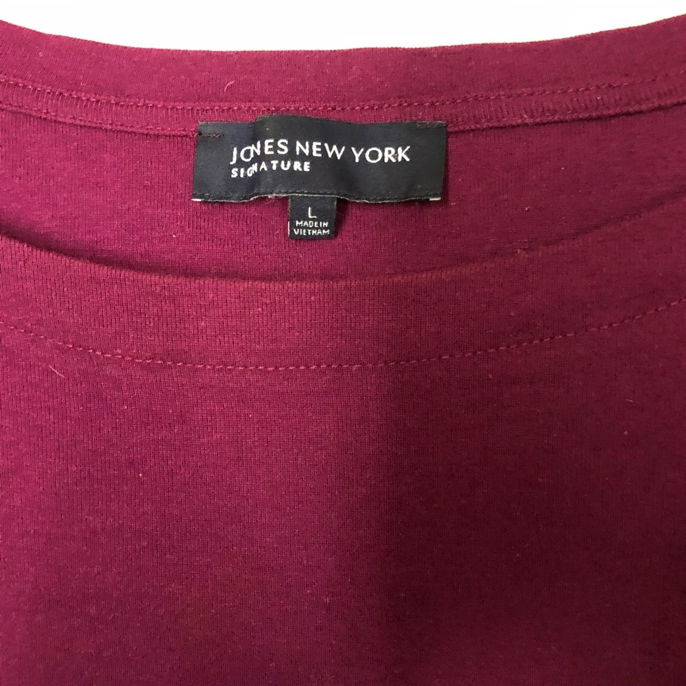 Jones NY tee shirt, Lg
